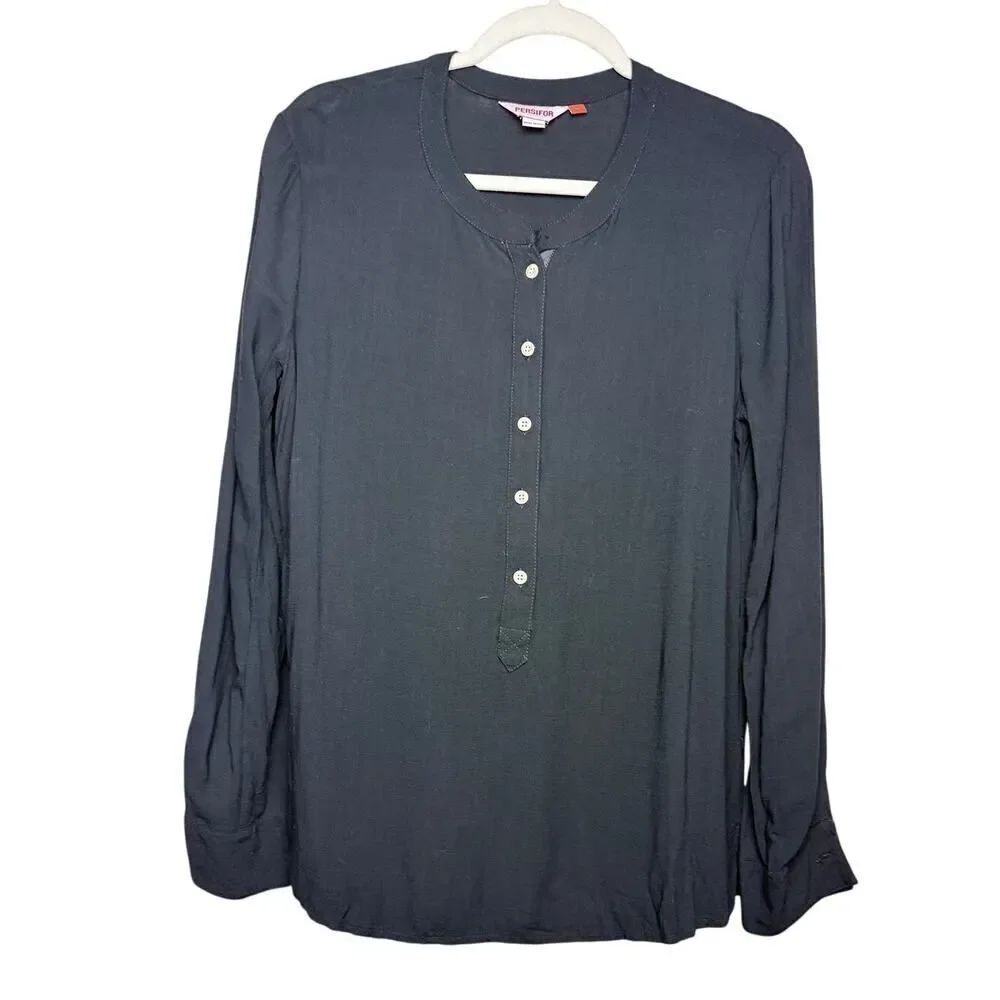 Persifor Black Long Sleeve Freya Top Sz. M